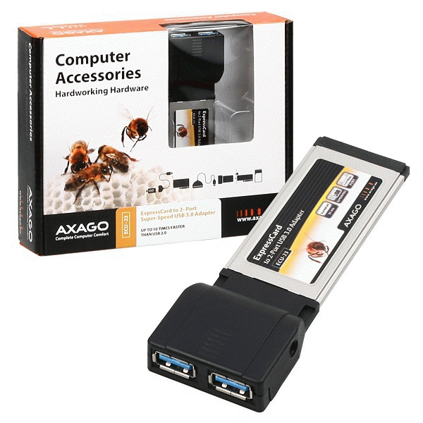 Axagon ECU-23 interface cards/adapter USB 3.2 Gen 1 (3.1 Gen 1) – image 2