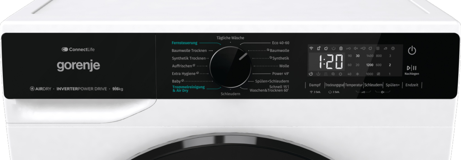 Gorenje WD2PA964ADW/AT washer dryer Freestanding Front-load White – image 9