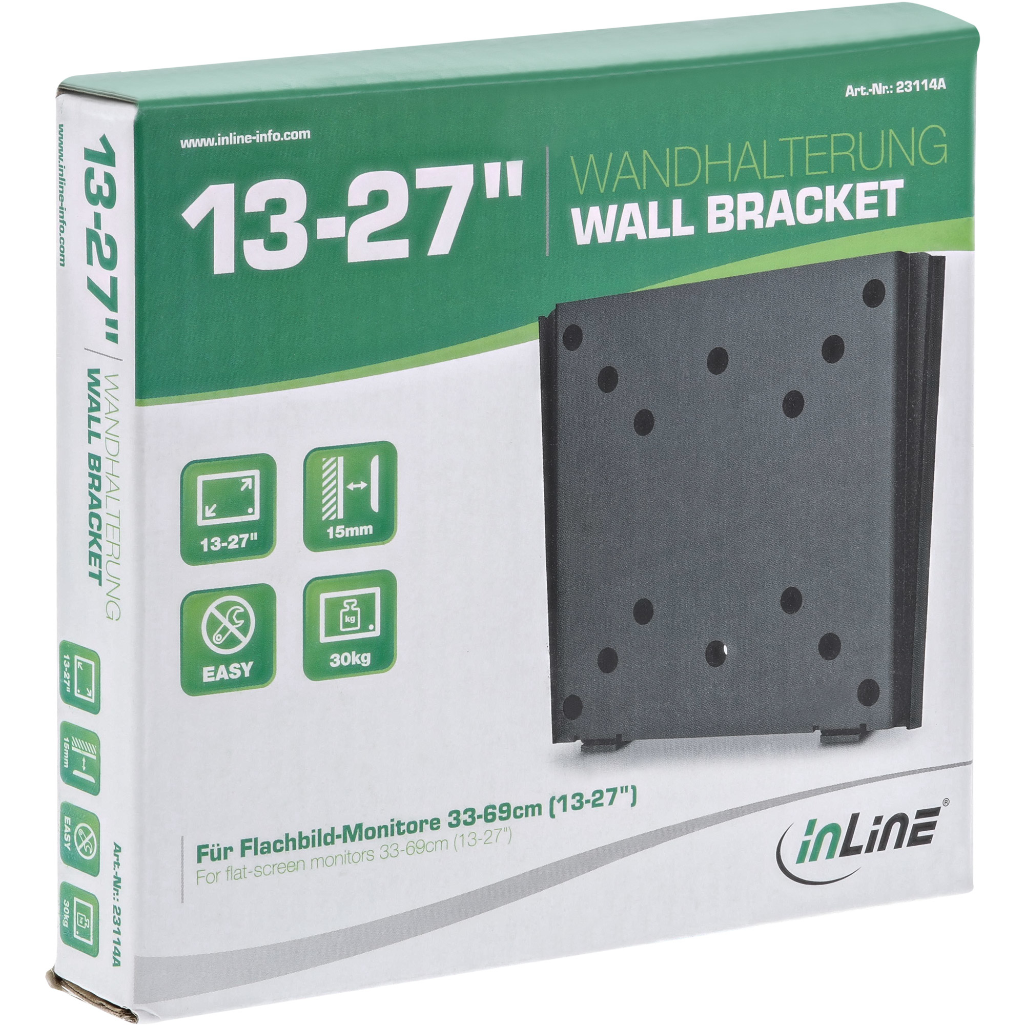 InLine Wall Bracket for TFT 33-69cm 13-27" max. – image 6
