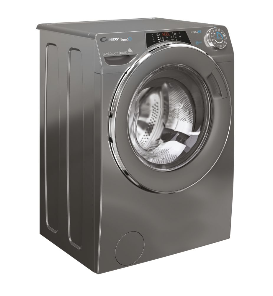 Candy RapidÓ ROW4964DWMCRE-S washer dryer Freestanding Front-load Anthracite – image 2