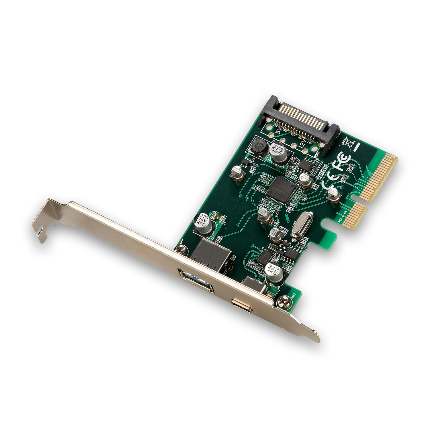 i-tec PCI-E USB 3.1 Gen.2 10 Gbps Card – image 1