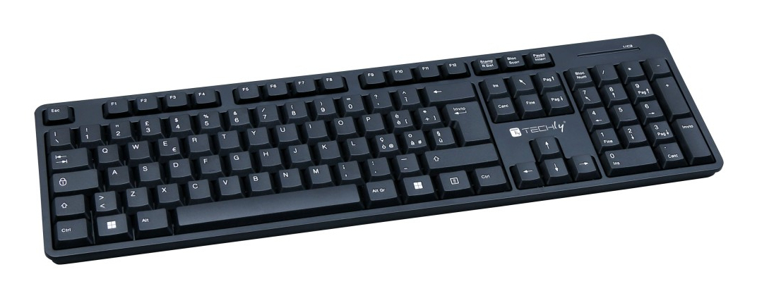 Techly ICTWC003 keyboard Mouse included Universal RF Wireless QWERTY Italian Black – image 7
