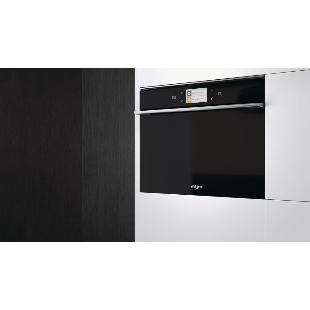 Whirlpool W11MS180 Small Black, Stainless steel Touch – image 2