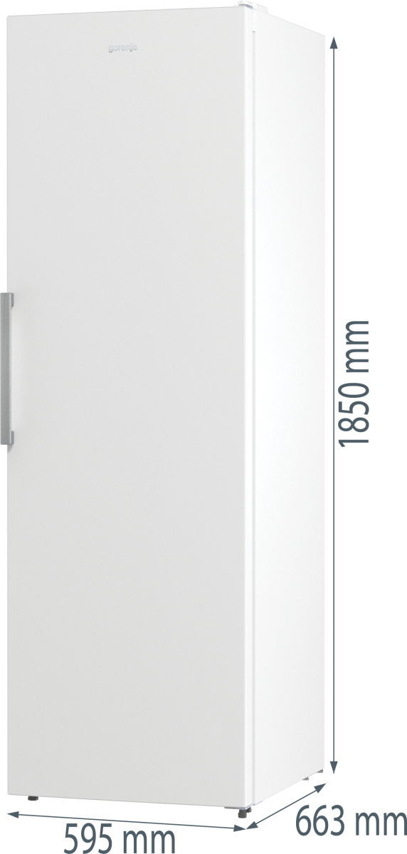 Gorenje Fristående kylskåp med stor kapacitet för daglig förvaring. Dynamic Air och fläktassisterad kylning säkerställer jämna temperaturer, medan två CrispZone – image 9