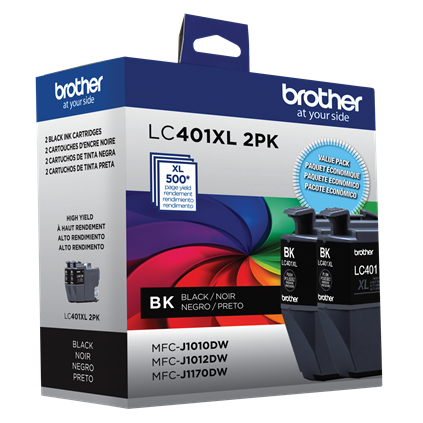 Brother LC401XL2PKS ink cartridge 1 pc(s) Original High (XL) Yield Black – image 6