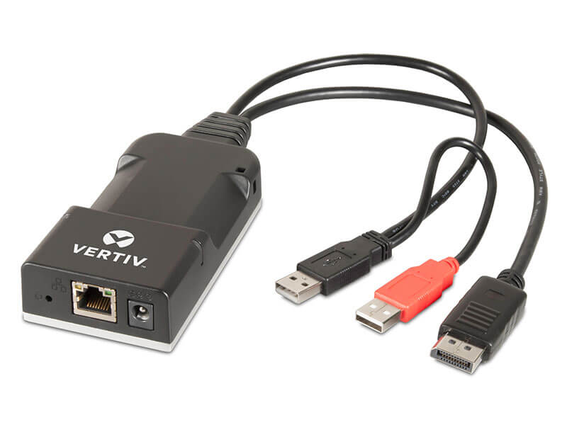 Vertiv Avocent HMXTX Single DVI-D, USB, Audio, Zero U
