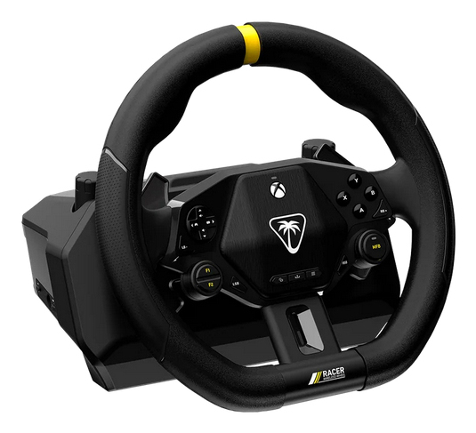 Turtle Beach Racer Système de volant de course sans fil sous licence officielle pour Xbox w/ connexion sans fil fiable et jusqu'à 30 h d'autonomie pour Series X et S, Xbox One et PC