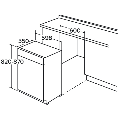 CDA Integrated Dishwasher – image 2