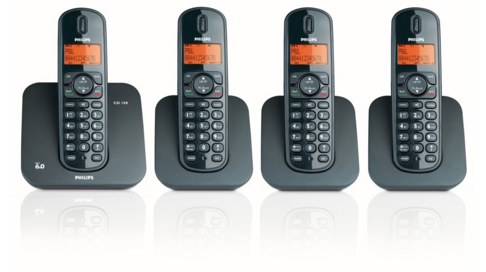 Philips CD1504B Cordless telephone