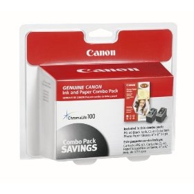 Canon Ink Cartridge Photo Paper Combo Pack