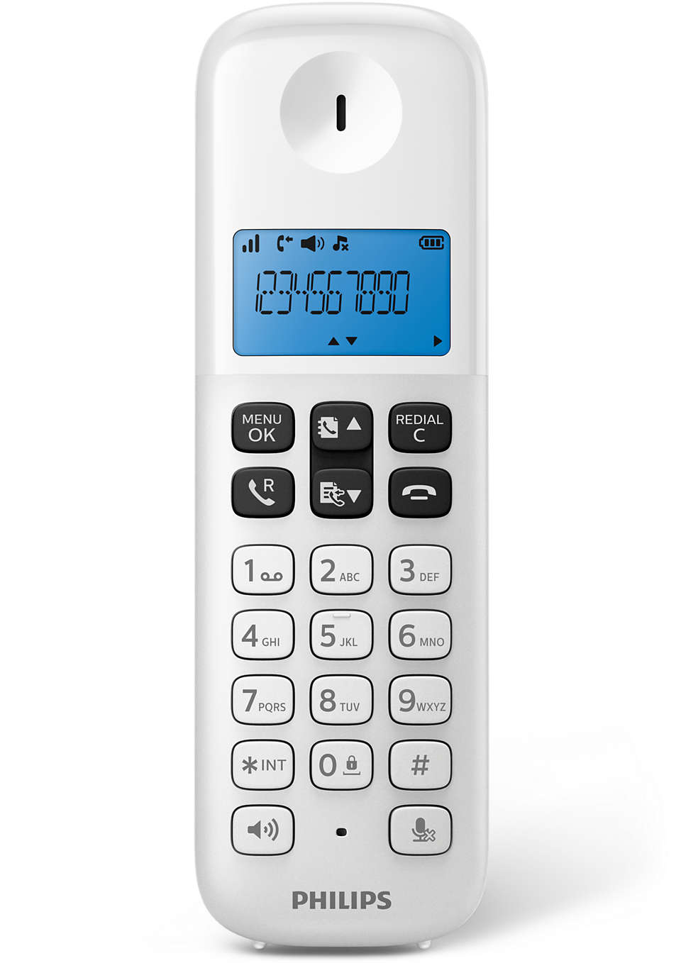Philips D1611W/34 telephone DECT telephone Caller ID White – image 3