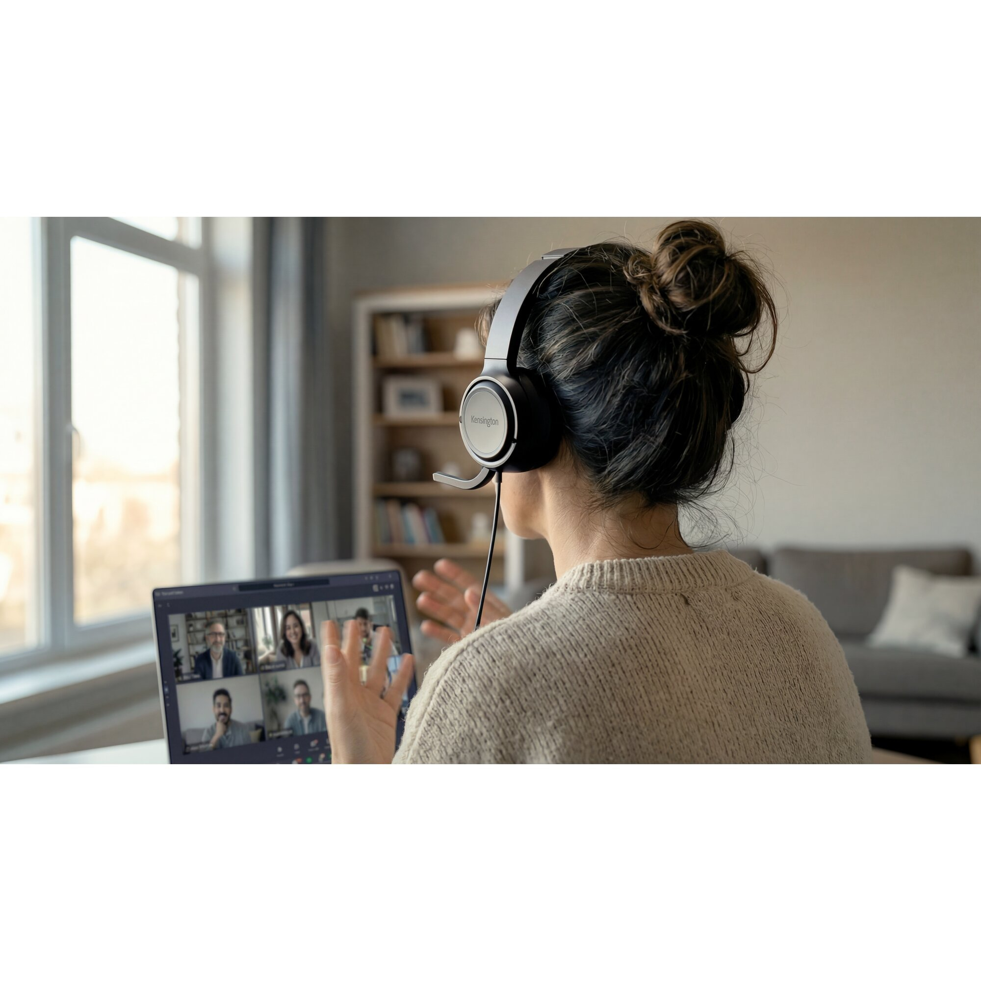 Kensington H950 EQ USB-C/USB-A On-Ear Headset image 14