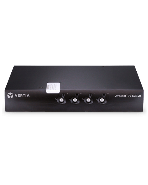Vertiv Avocent SC740-202 KVM switch Black