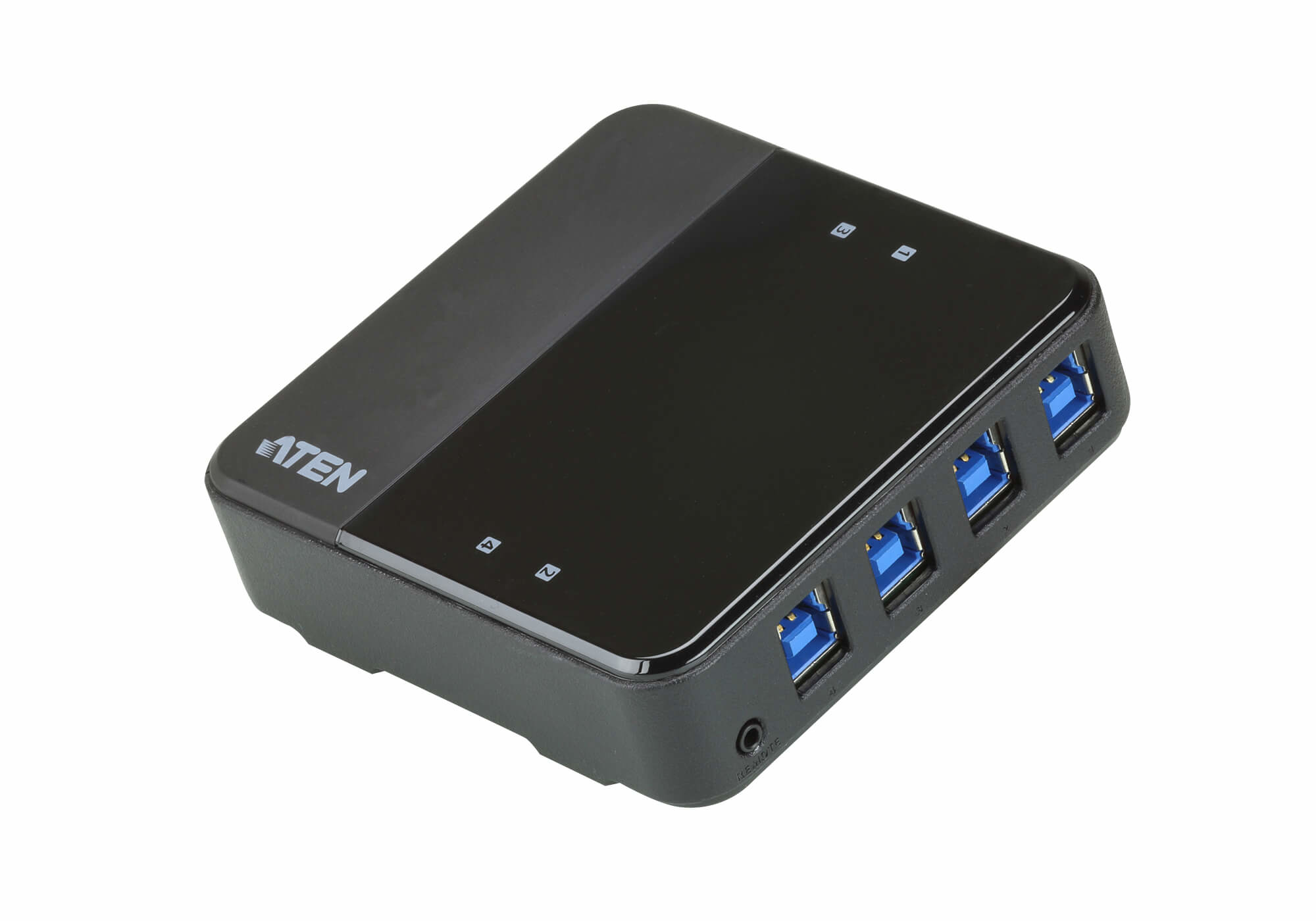 ATEN Switch di condivisione periferiche USB 3.2 Gen1 a 4 x 4 porte (ATEN US3344 - USB-Umschalter fr die g)