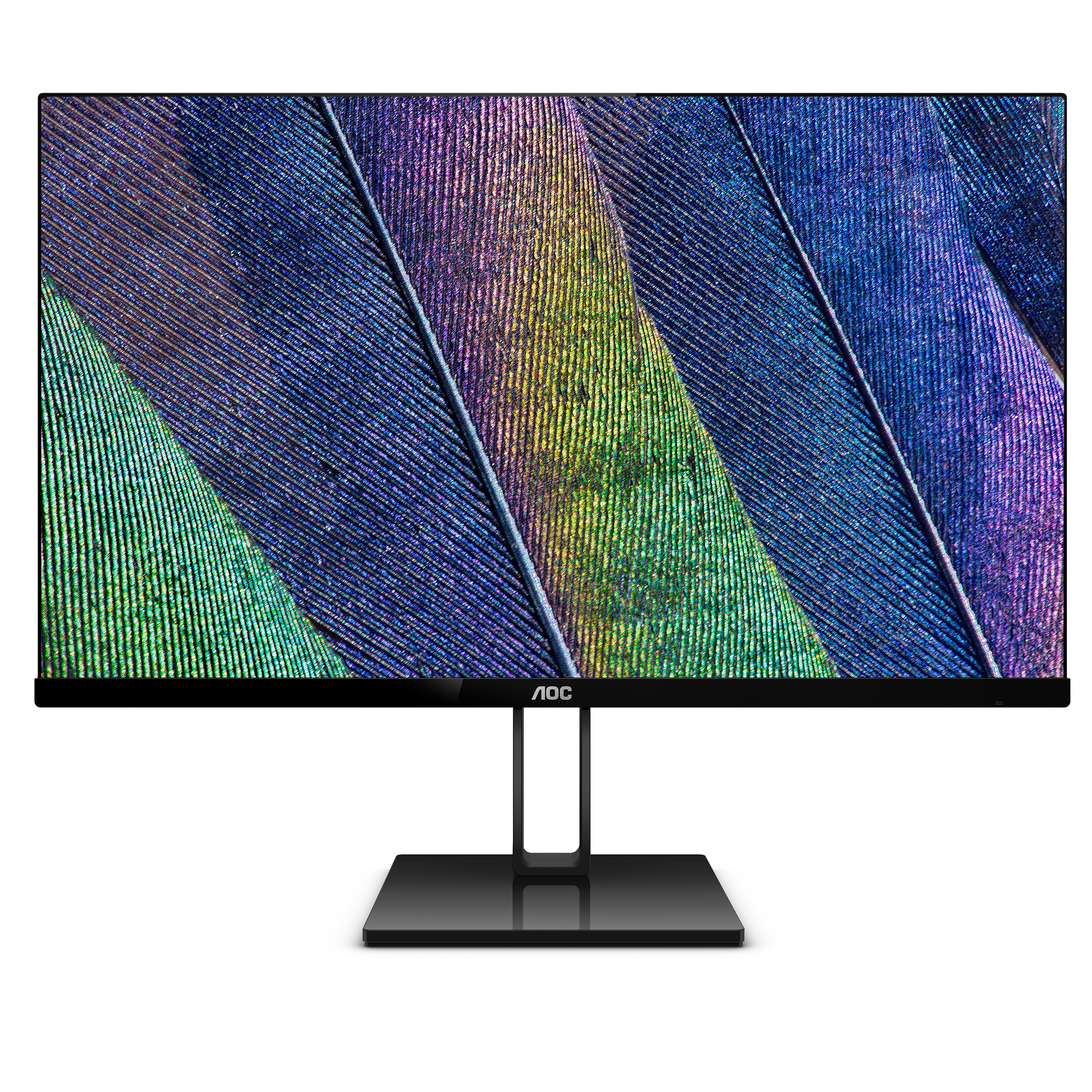 AOC 24V2H computer monitor 61 cm (24″) 1920 x 1080 pixels Full HD LCD Black image 6