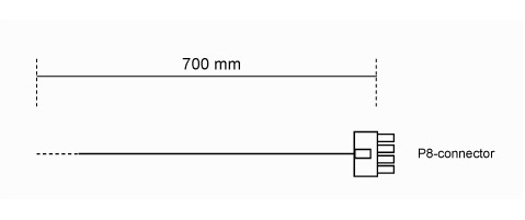 be quiet! Power Cable 1x CPU P8                      CC-7710 Sata-Kabel