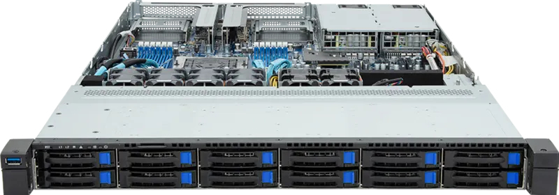 GIGABYTE R163-Z32-AAG1 LGA 6096 Rack (1U) Black, Steel – image 2