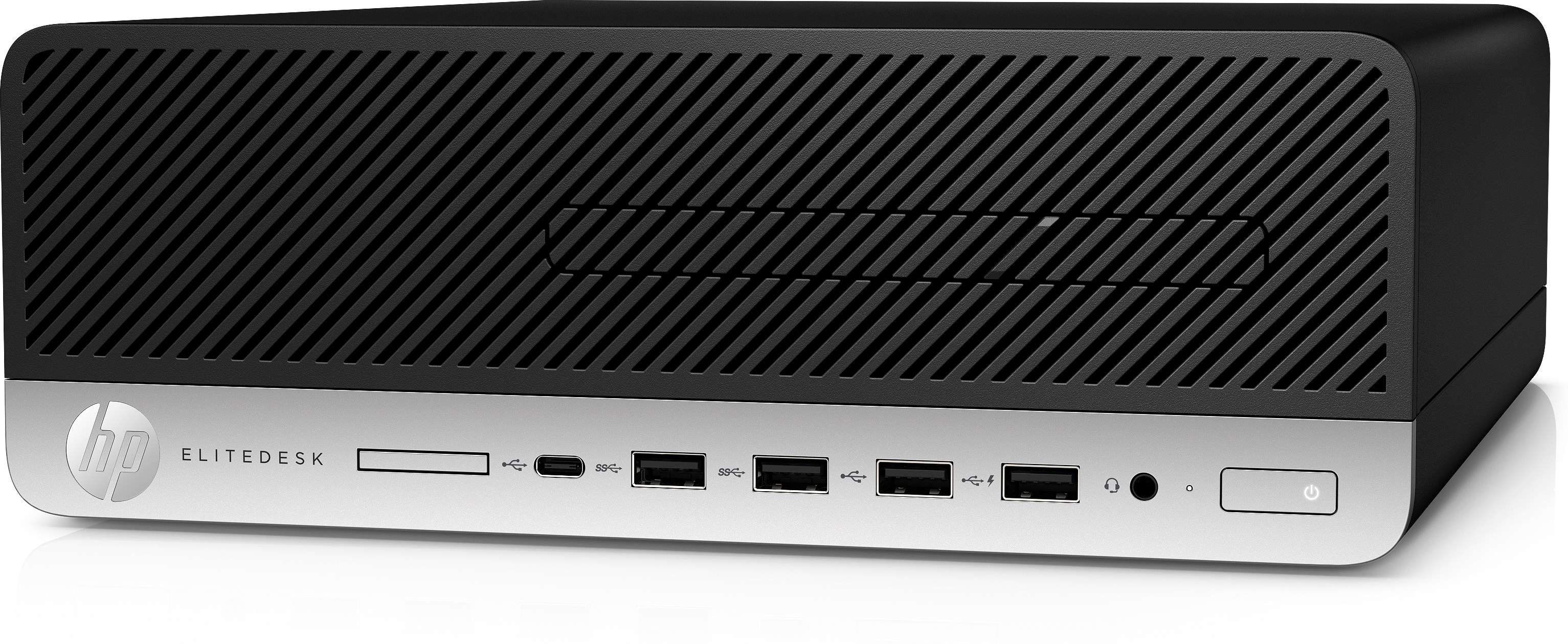 HP EliteDesk 705 G4 AMD Ryzen™ 5 2400G 8 GB DDR4-SDRAM 256 GB SSD Windows 10 Pro SFF PC Black, Silver image 9