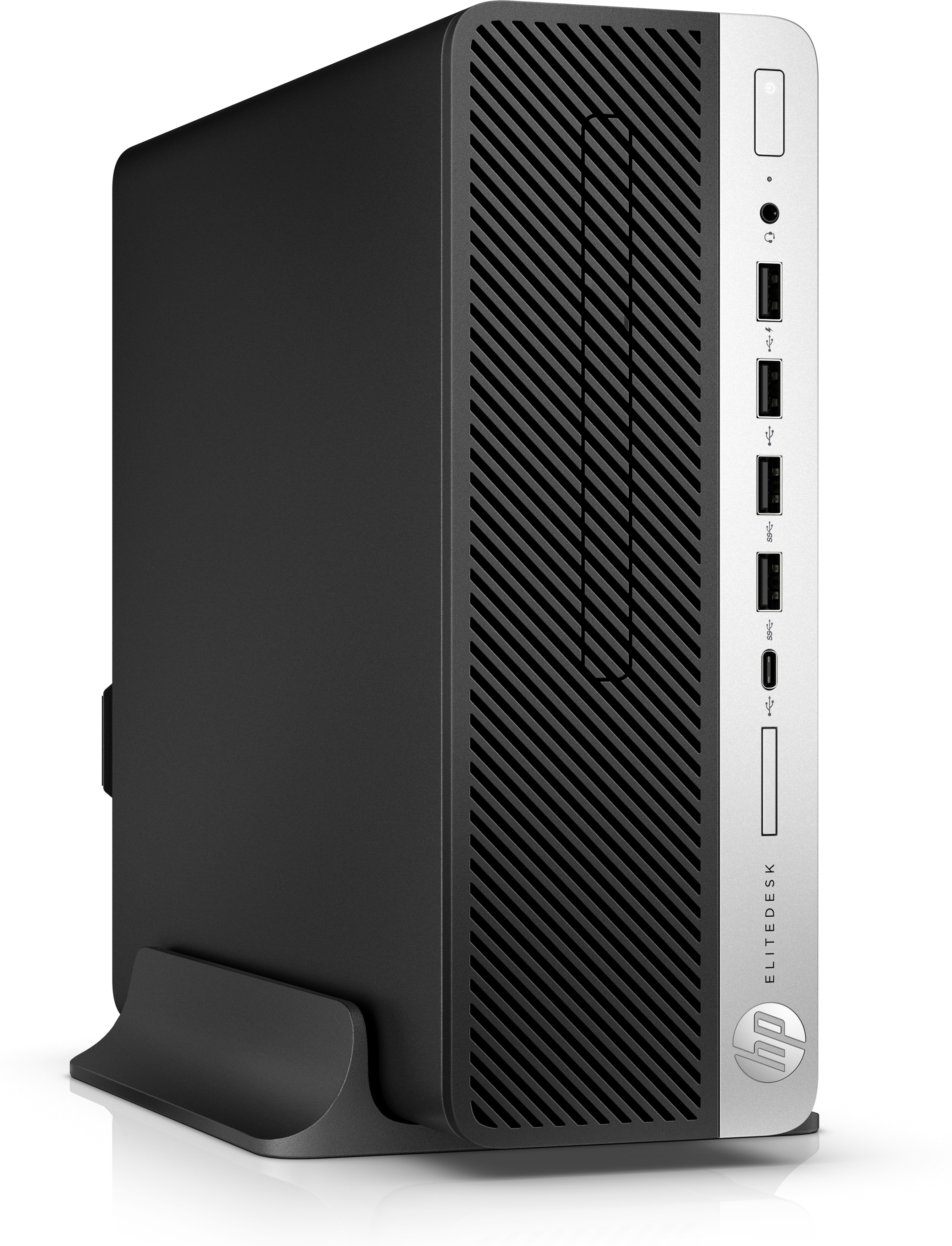 HP EliteDesk 705 G4 AMD Ryzen™ 5 2400G 8 GB DDR4-SDRAM 256 GB SSD Windows 10 Pro SFF PC Black, Silver image 8