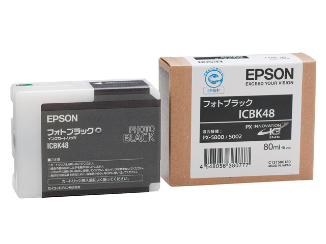 Epson ICBK48 ink cartridge Original Photo black