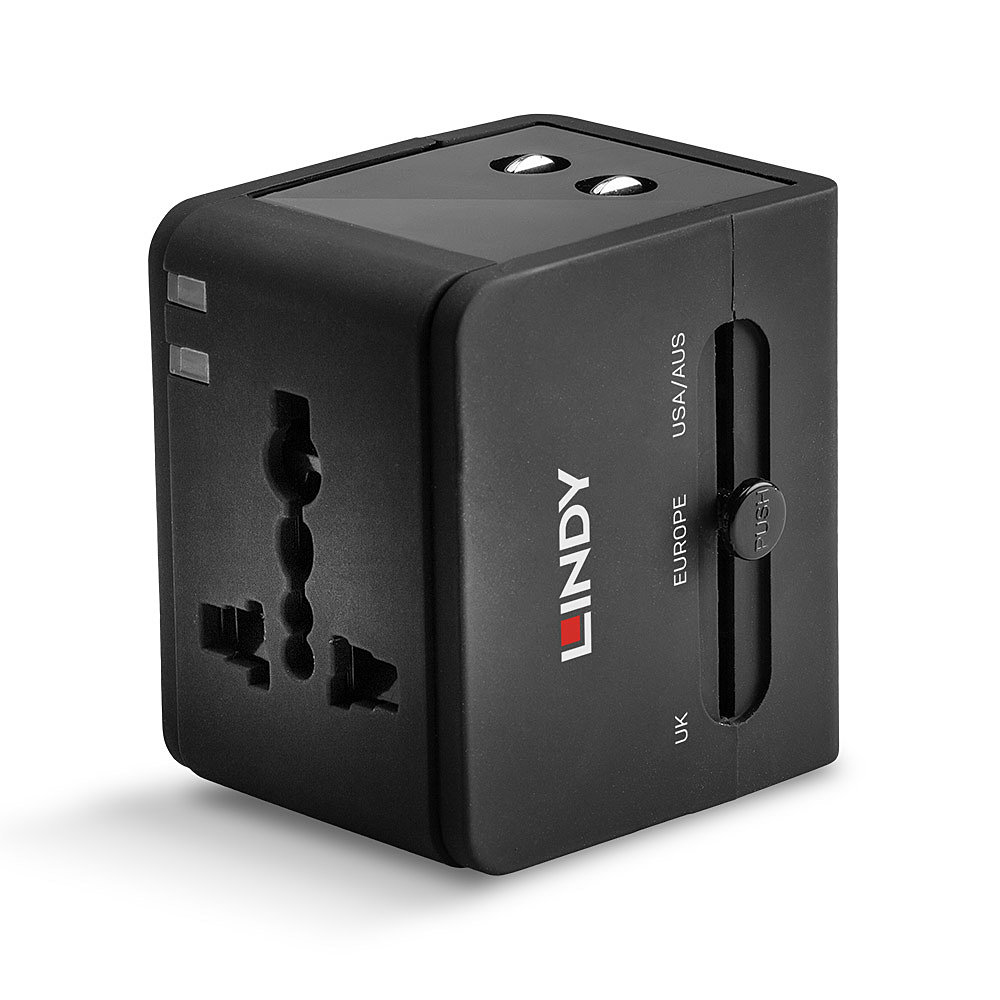 Lindy 2 Port USB Type A Smart Travel Charger – image 4