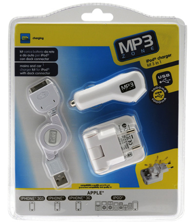 Cellularline MP3IPOD3IN1 mobile device charger MP3 White – image 5