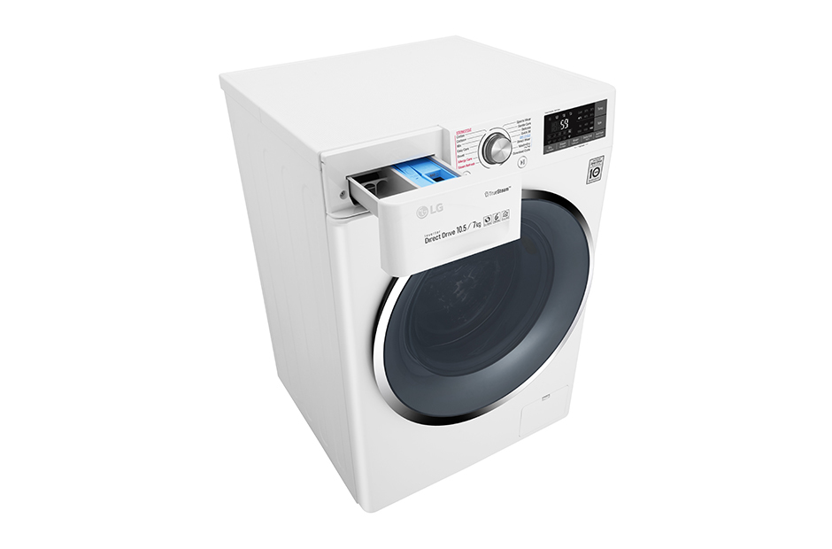 LG F14WD96TH2 washer dryer Freestanding Front-load Black, White – image 7