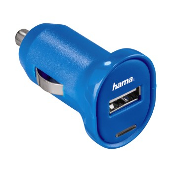 Hama 00136124 mobile device charger Universal Blue Cigar lighter Auto