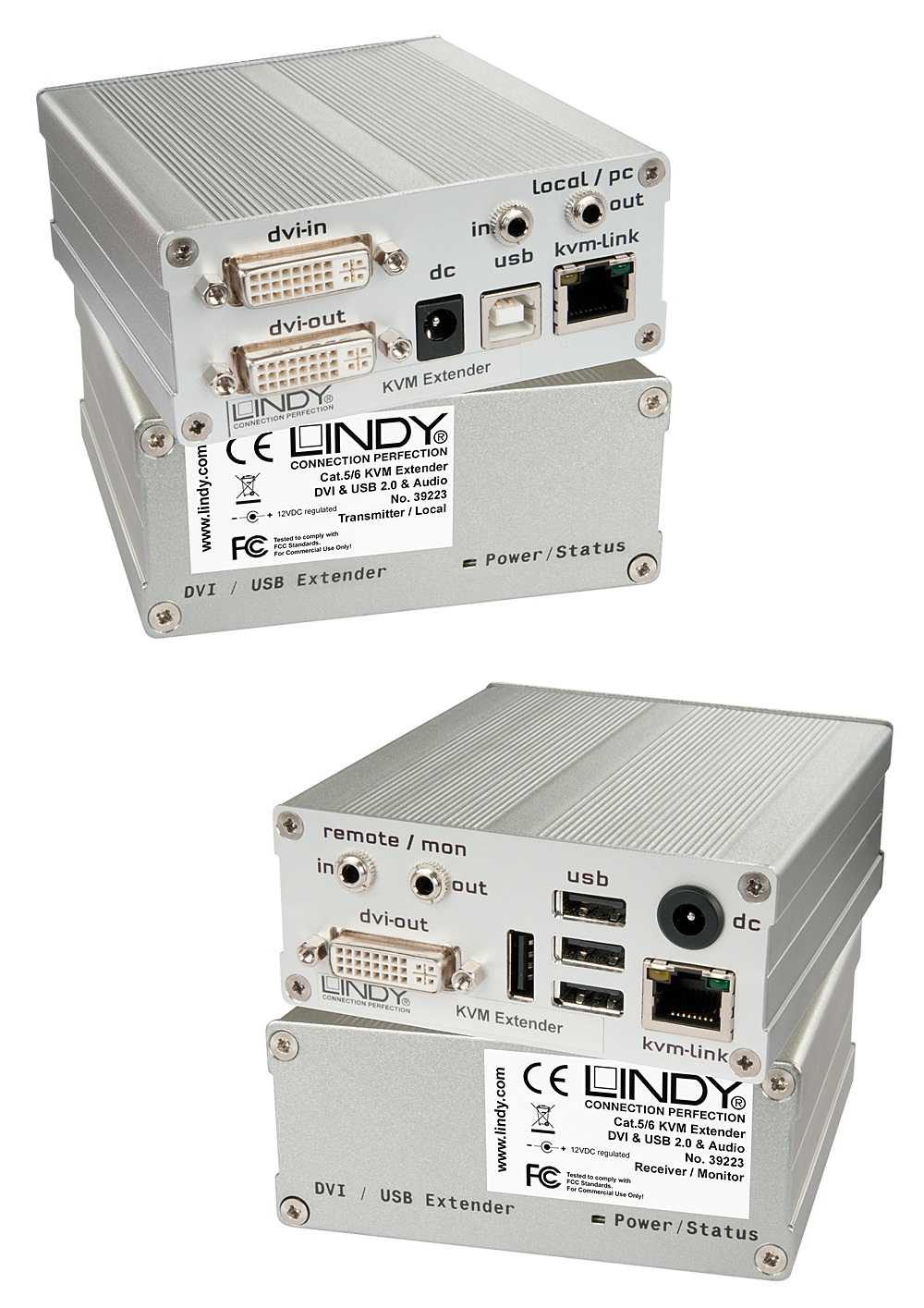 Lindy 39223 KVM switch Metallic