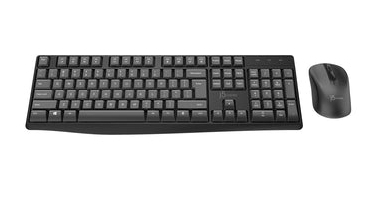 j5create JIKMW105 keyboard Mouse included Universal RF Wireless + Bluetooth Black – image 1