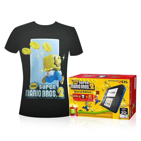 Nintendo 2DS Blue/Black + New Super Mario Bros. 2 Pack – image 3