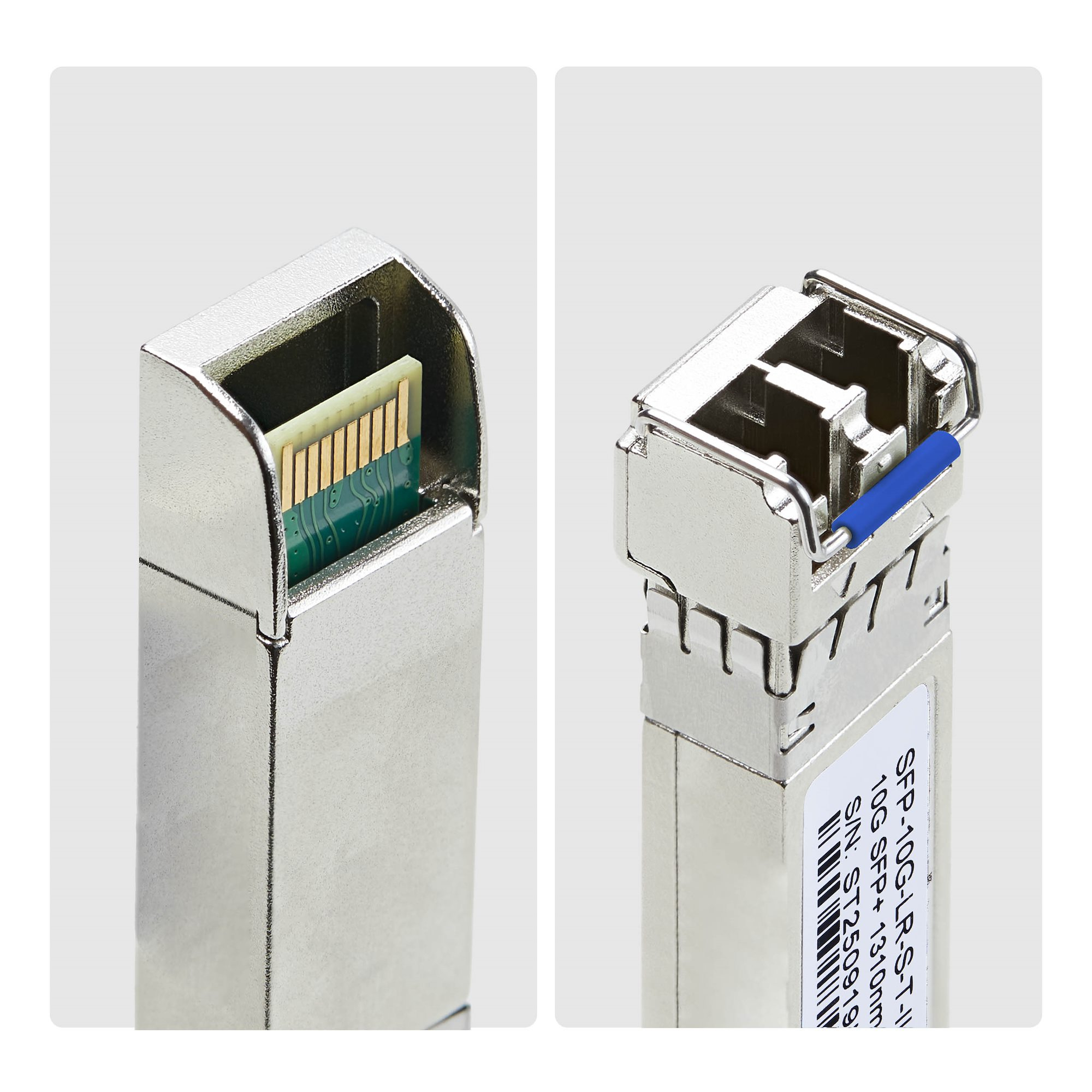 StarTech.com Uncoded SFP+ Module, Industrial Temperature Range, 10Gbps, Single Mode Fiber (SMF), 10km [6.2mi], LC Transceiver, 1310nm – image 3