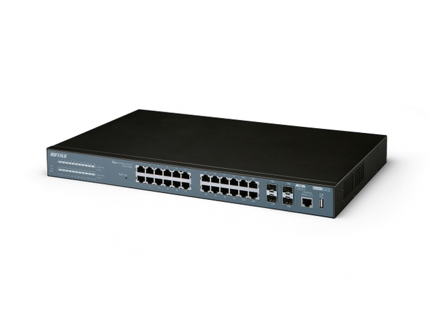 Buffalo BS-G21M-EU Managed L2 Gigabit Ethernet (10/100/1000) Black, Blue – image 2