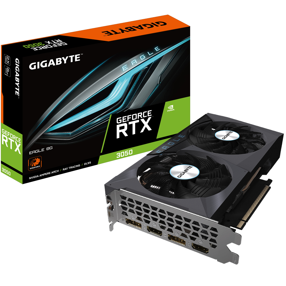 GIGABYTE EAGLE GV-N3050EAGLE-8GD NVIDIA GeForce RTX 3050 – image 1