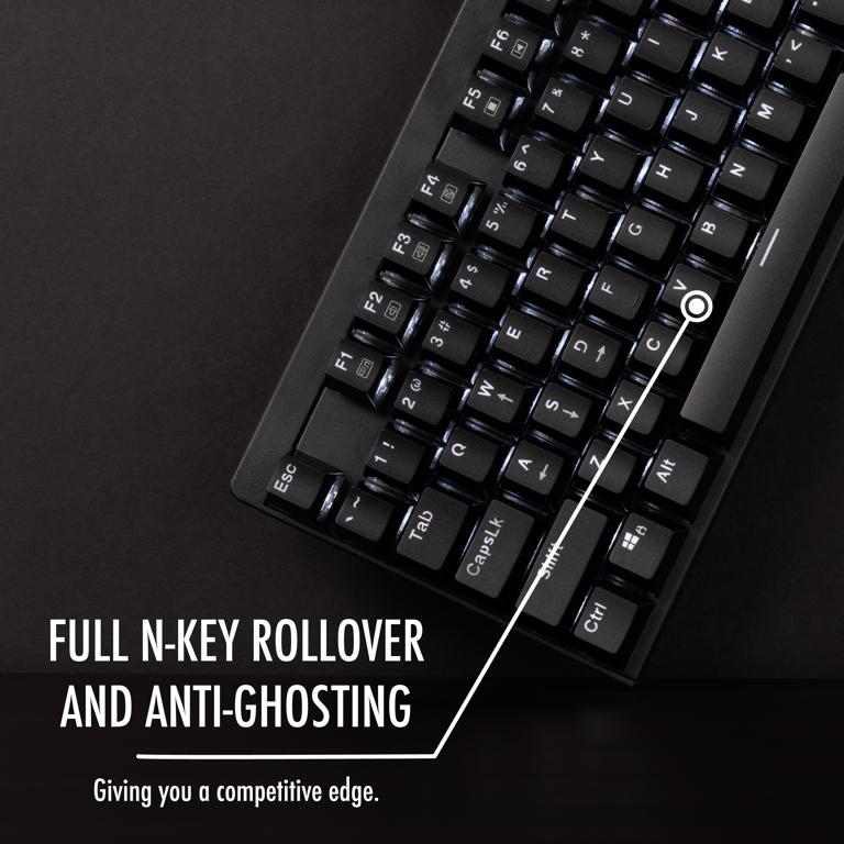 Plugable Technologies USB-MECH87RW keyboard Gaming QWERTY English Black – image 3