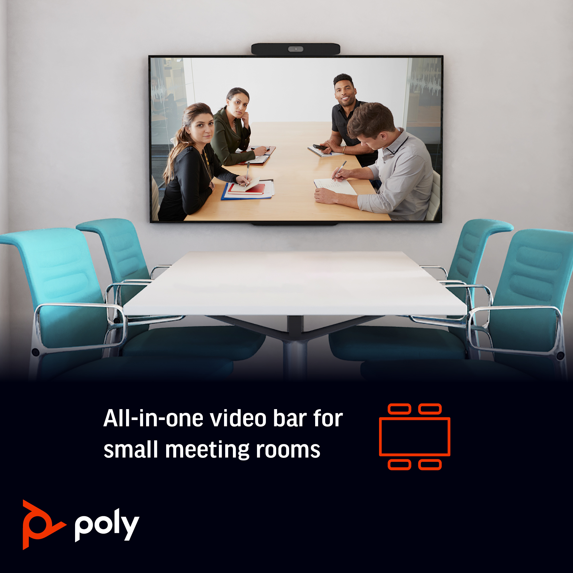 HP Poly Studio X30 All-In-One Video Bar – image 4