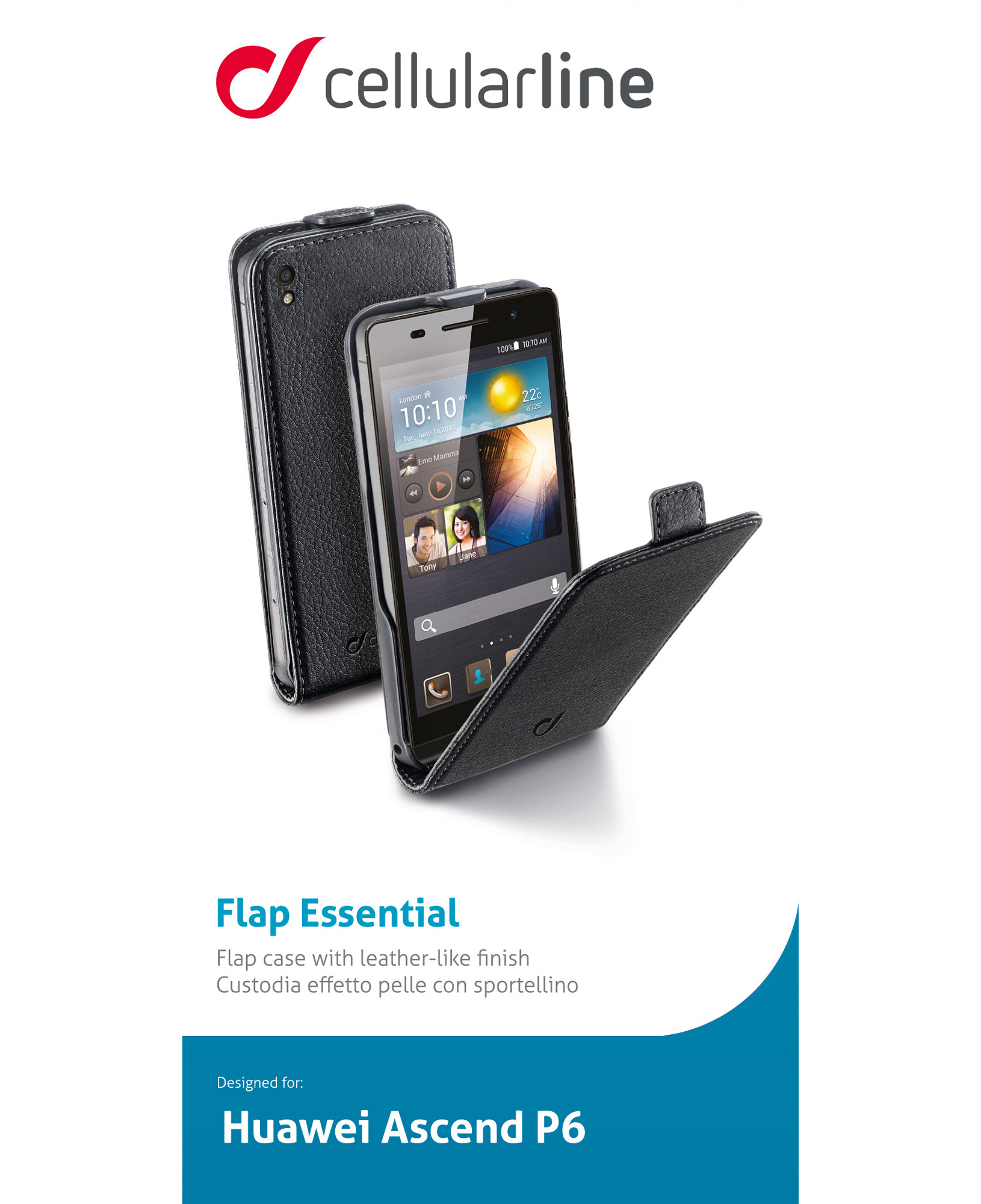 Cellularline Flap Essential - Ascend P6 – image 2