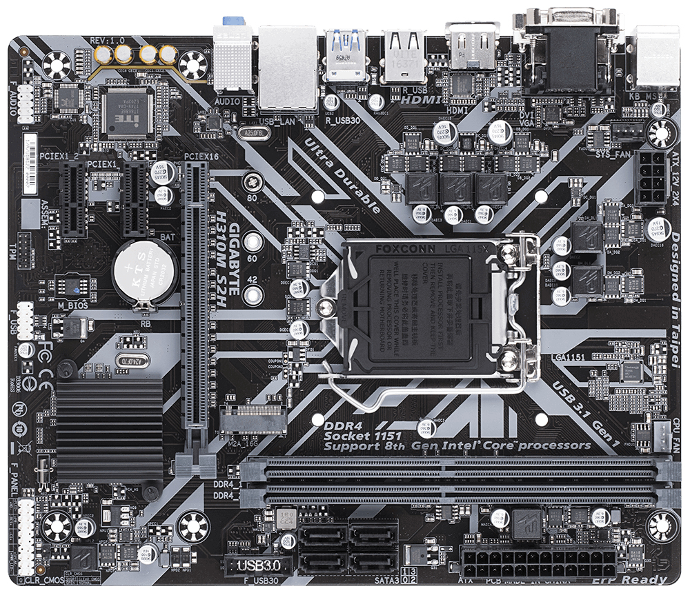 GIGABYTE H310M S2H – image 2