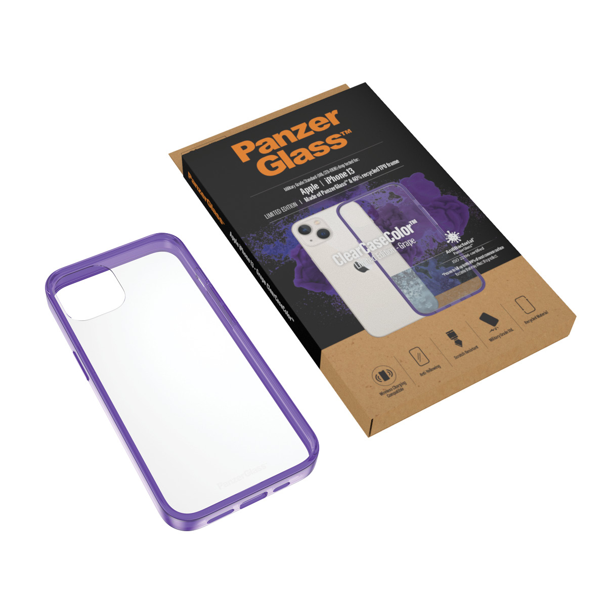 PanzerGlass ® ClearCaseColor™ iPhone 13 - Grape – image 5