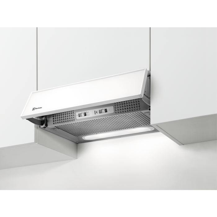 Electrolux DXK5511WE Semi built-in (pull out) White 245 m³/h – image 1