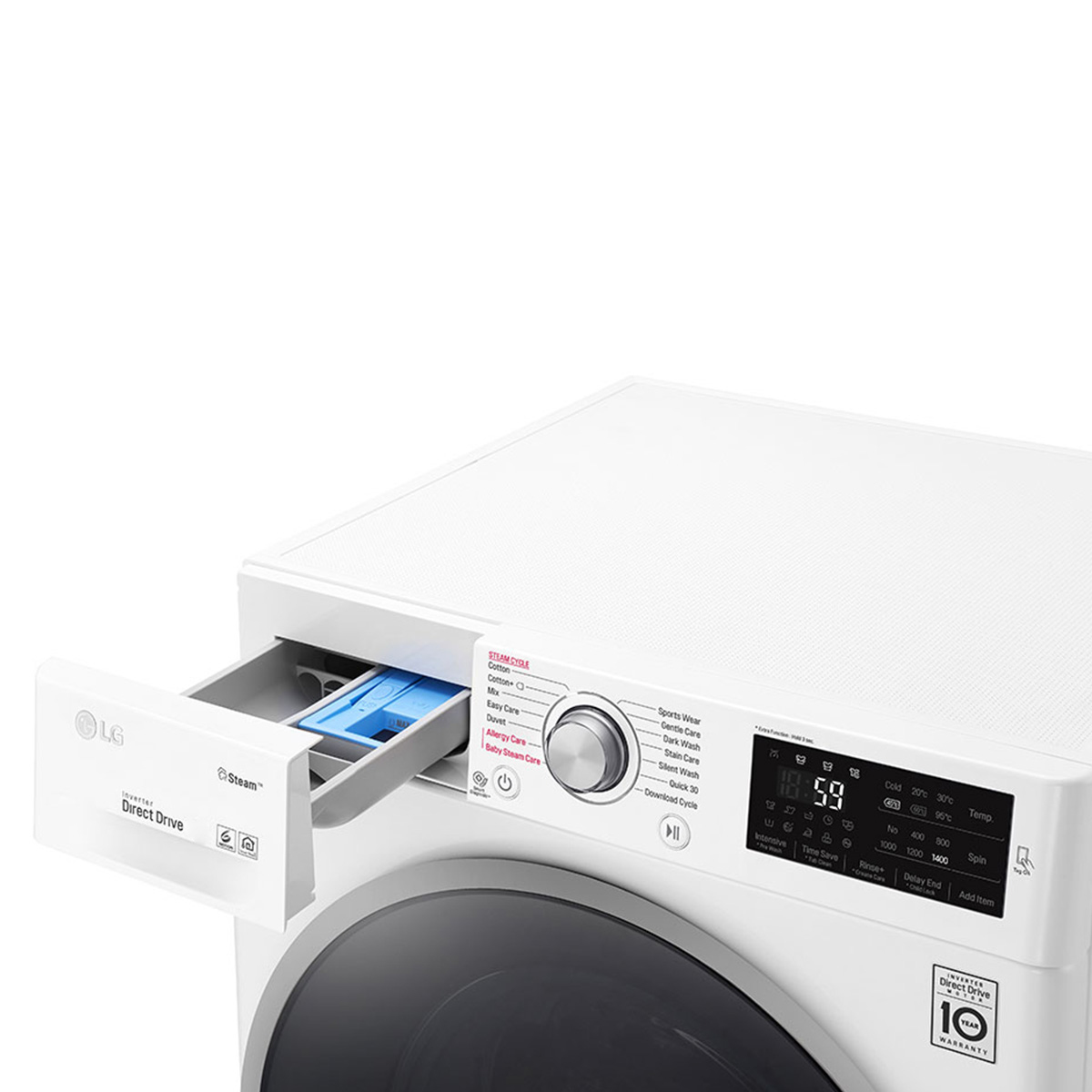 LG F4J7TY1W washing machine Front-load – image 9