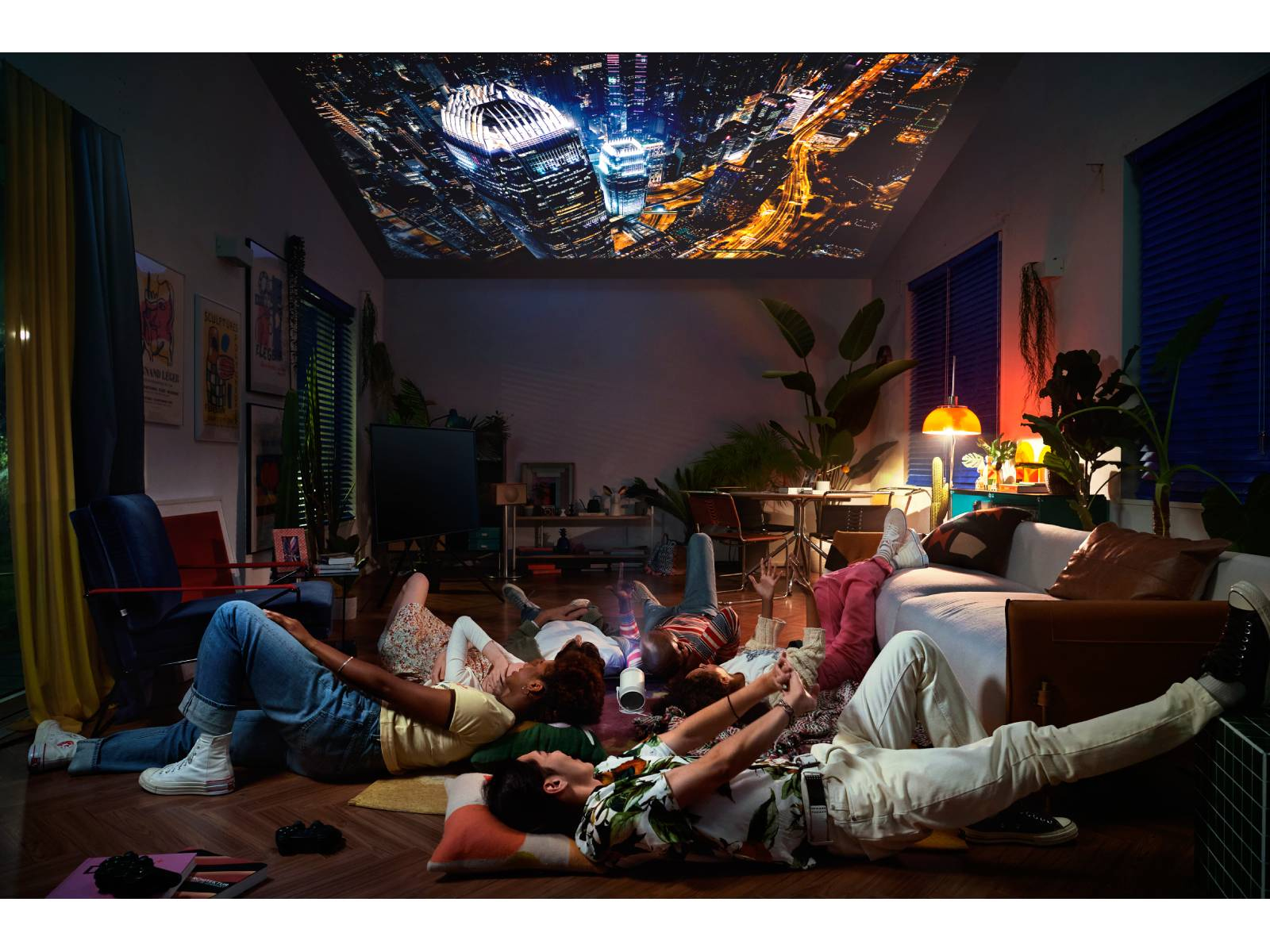 Samsung SP-LSP3BLA Ultra short throw projector 550 ANSI lumens DLP 1080p (1920x1080) Black, White – image 6
