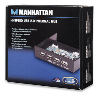 Manhattan 350310 interface hub 480 Mbit/s Black – image 5