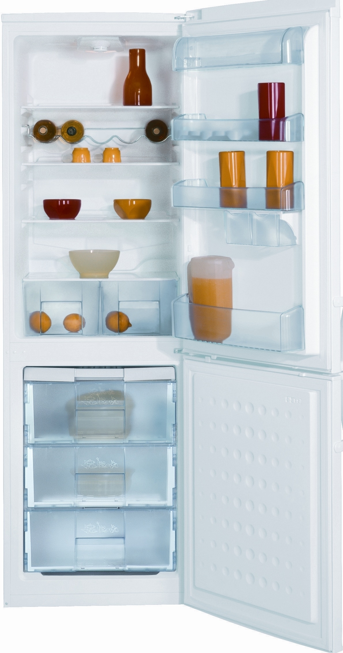 Beko CSK34000S fridge-freezer Freestanding Silver