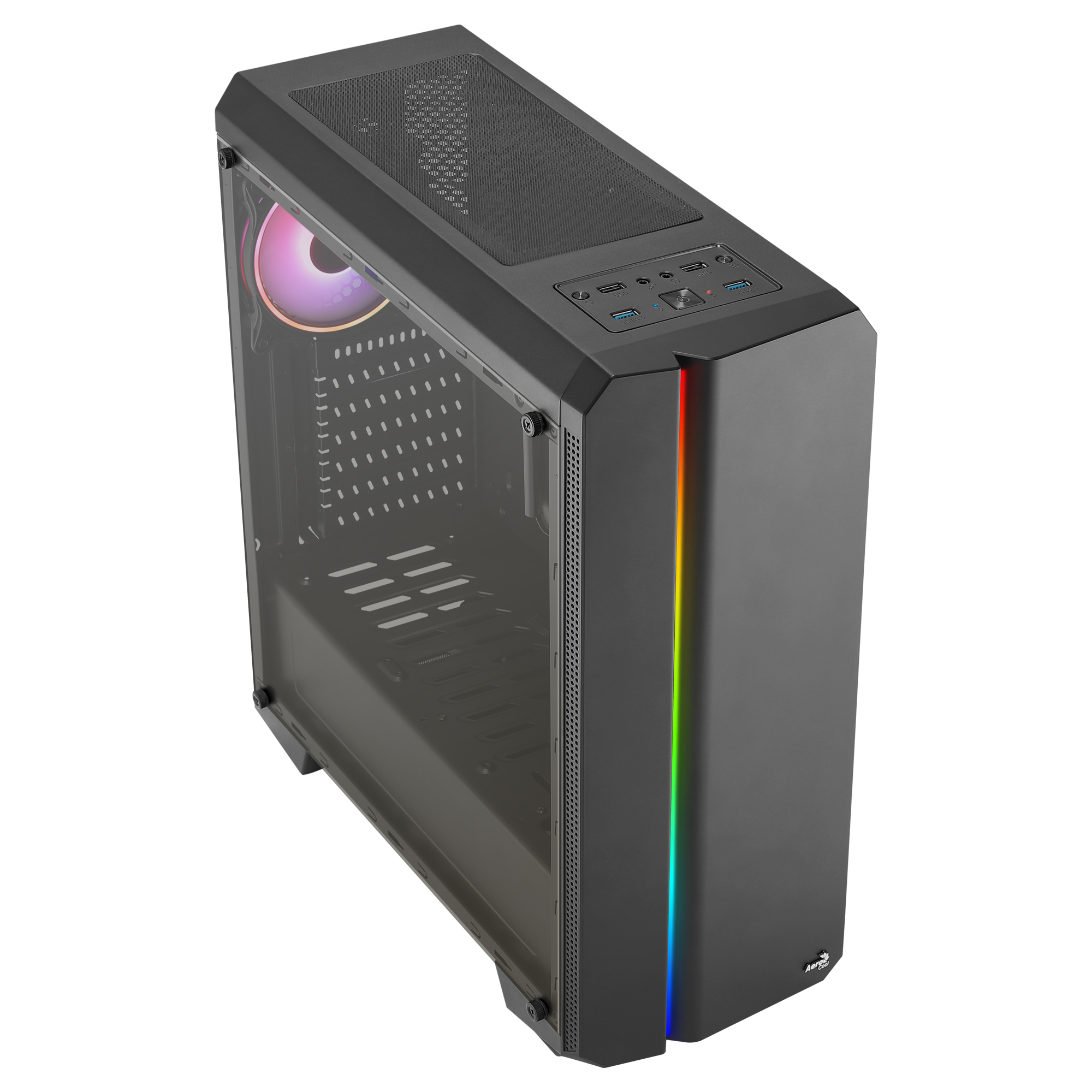 Aerocool GENESISV2BK PC ATX Case Front Panel LED ARGB Fan ARGB – image 3