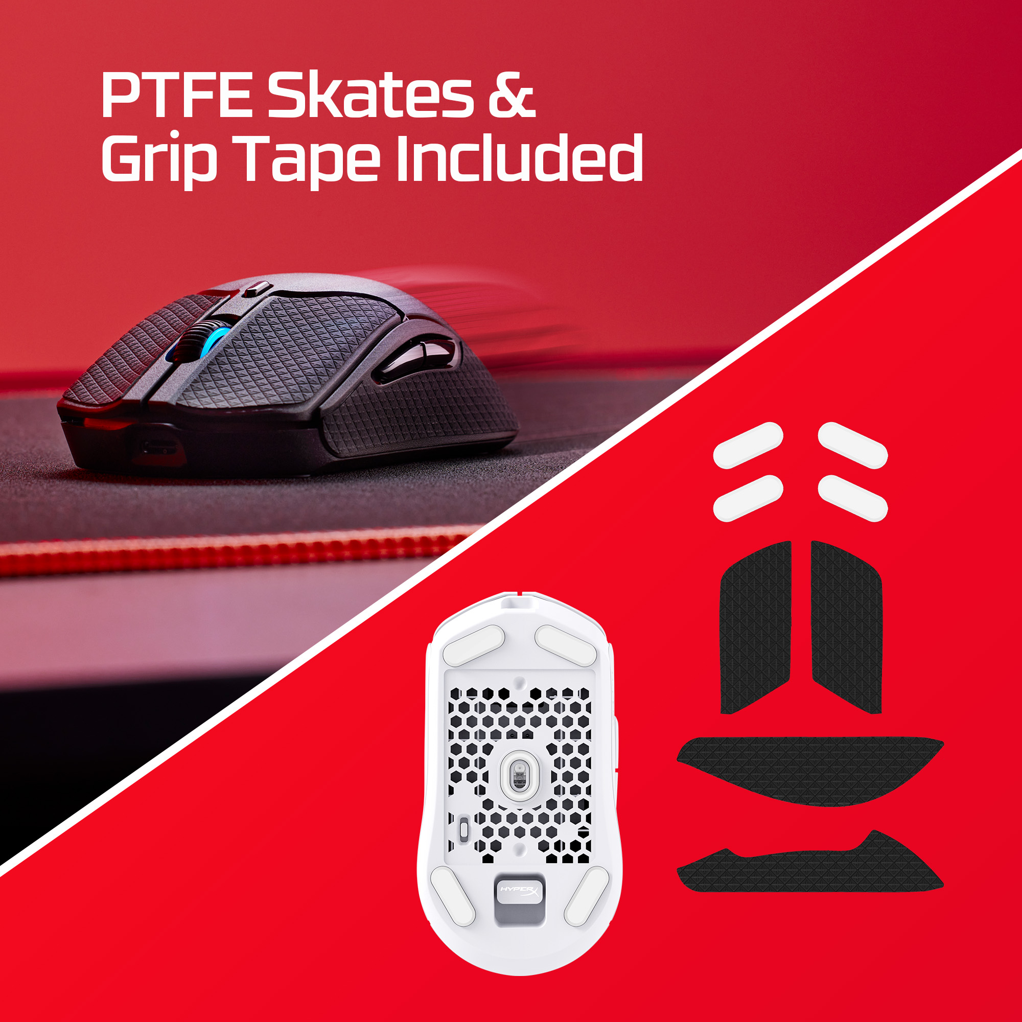 HyperX Pulsefire Haste 2 Wireless White Gaming Mouse – image 8