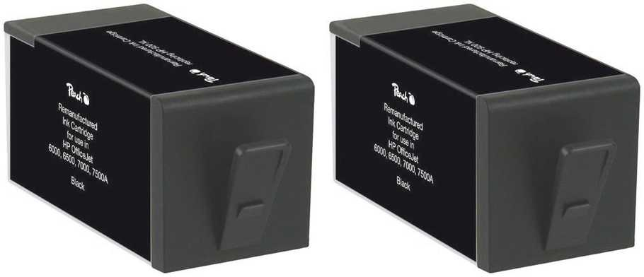 Peach 318854 ink cartridge 2 pc(s) Black