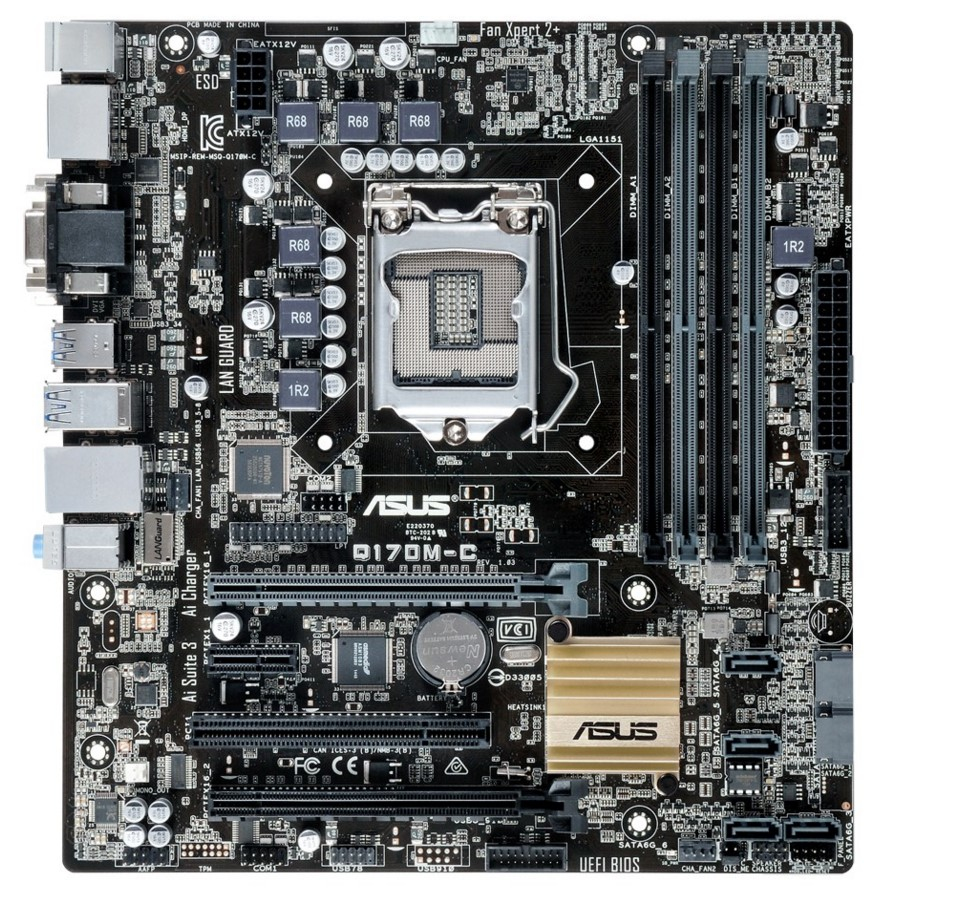 ASUS Q170M-C Intel® Q170 LGA 1151 (Socket H4) micro ATX – image 1