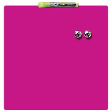 Rexel Pizarra hogar magnética 360x360mm rosa