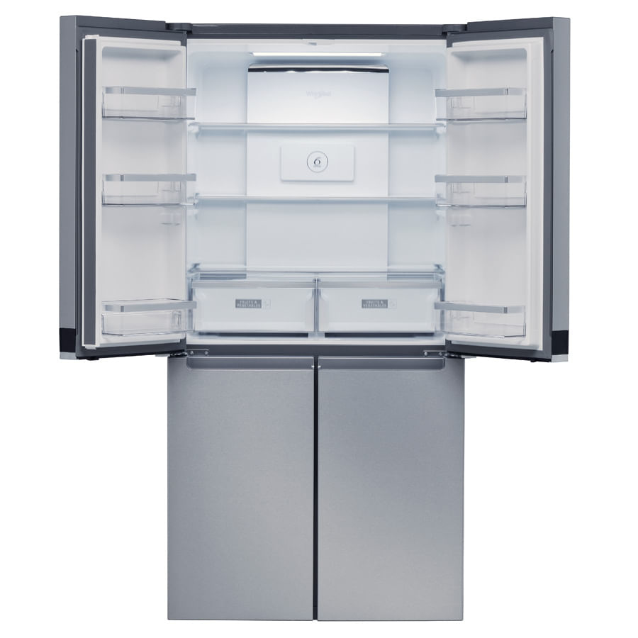 Whirlpool WRQ551NJZ side-by-side refrigerator Freestanding Silver – image 3